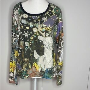 Floral Print Women's Top